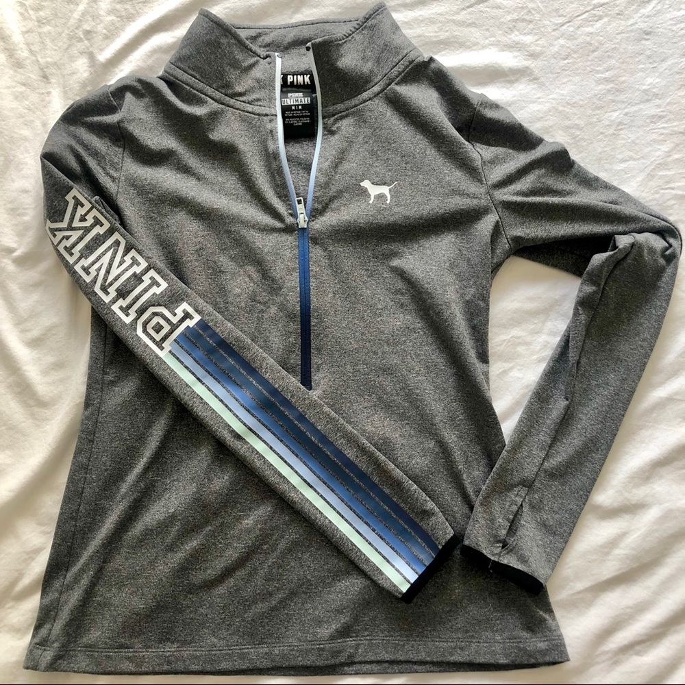 PINK by Victoria Secret Half Zip Pullover